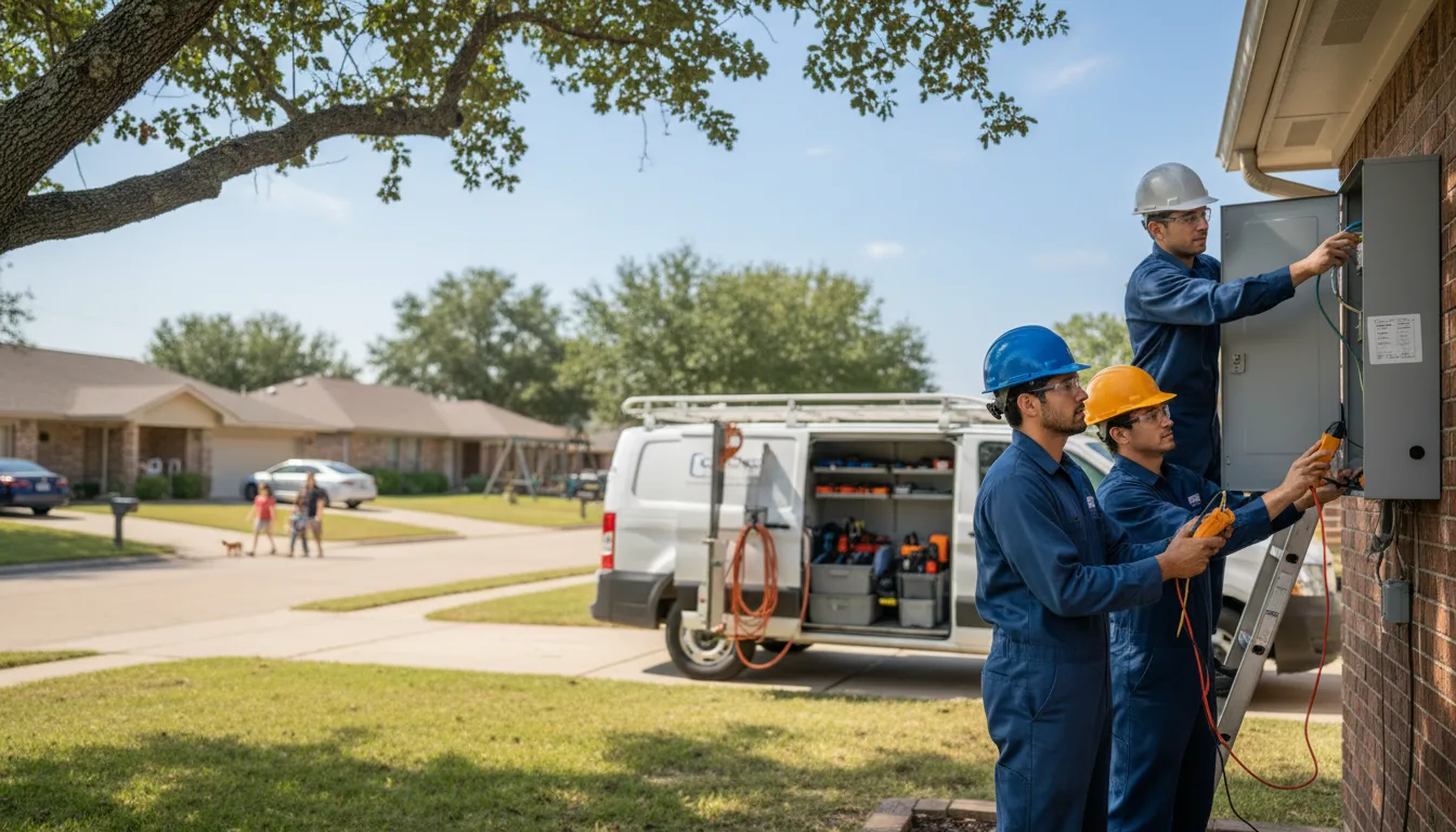 Certified electrician providing emergency electrical services in Great Valley, NY